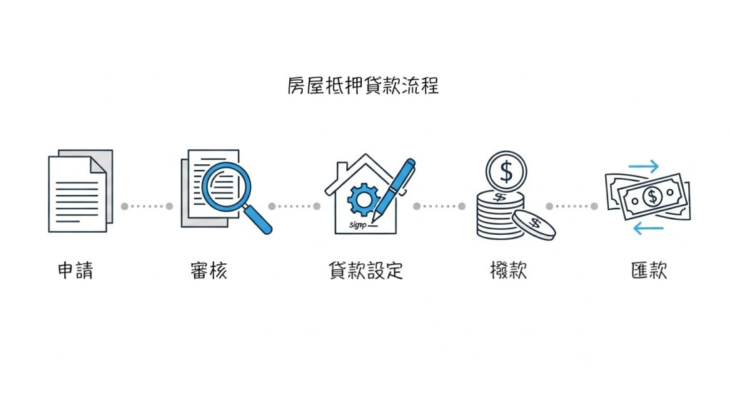 房屋抵押貸款 6大申請流程說明：從試算、簽約到撥款