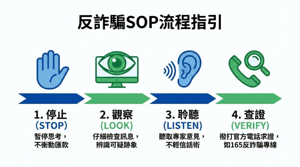 貸款申請自我保護SOP,停看聽查防詐騙